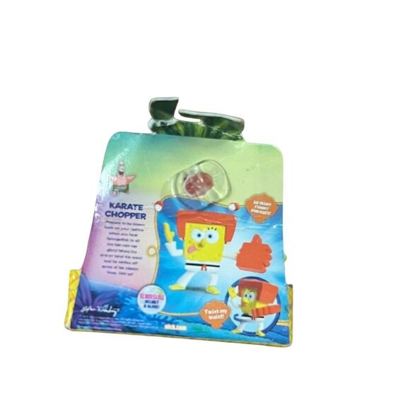 SpongeBob SquarePants Karate Chopper Talking Action Figure by Zuru Mini Brands - Picture 2 of 2